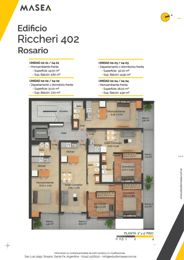 en venta !!! departamento de dos dormitorios Richieri 402