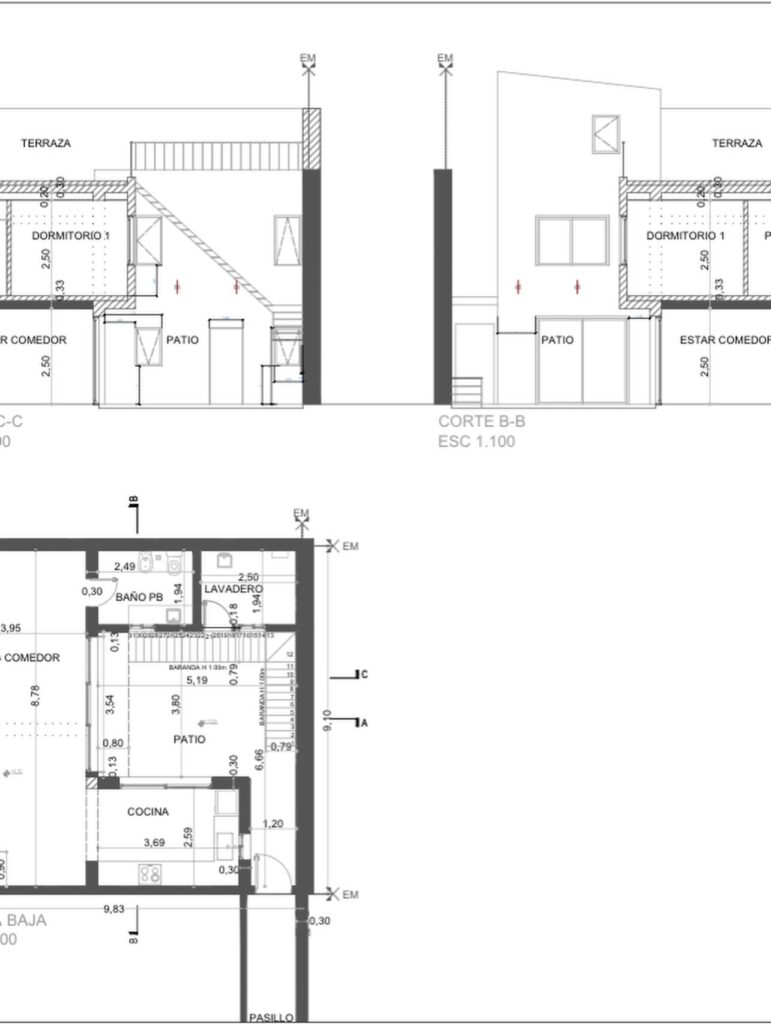 EN VENTA. CASA DE PASILLO EN EL CENTRO DE  ROSARIO